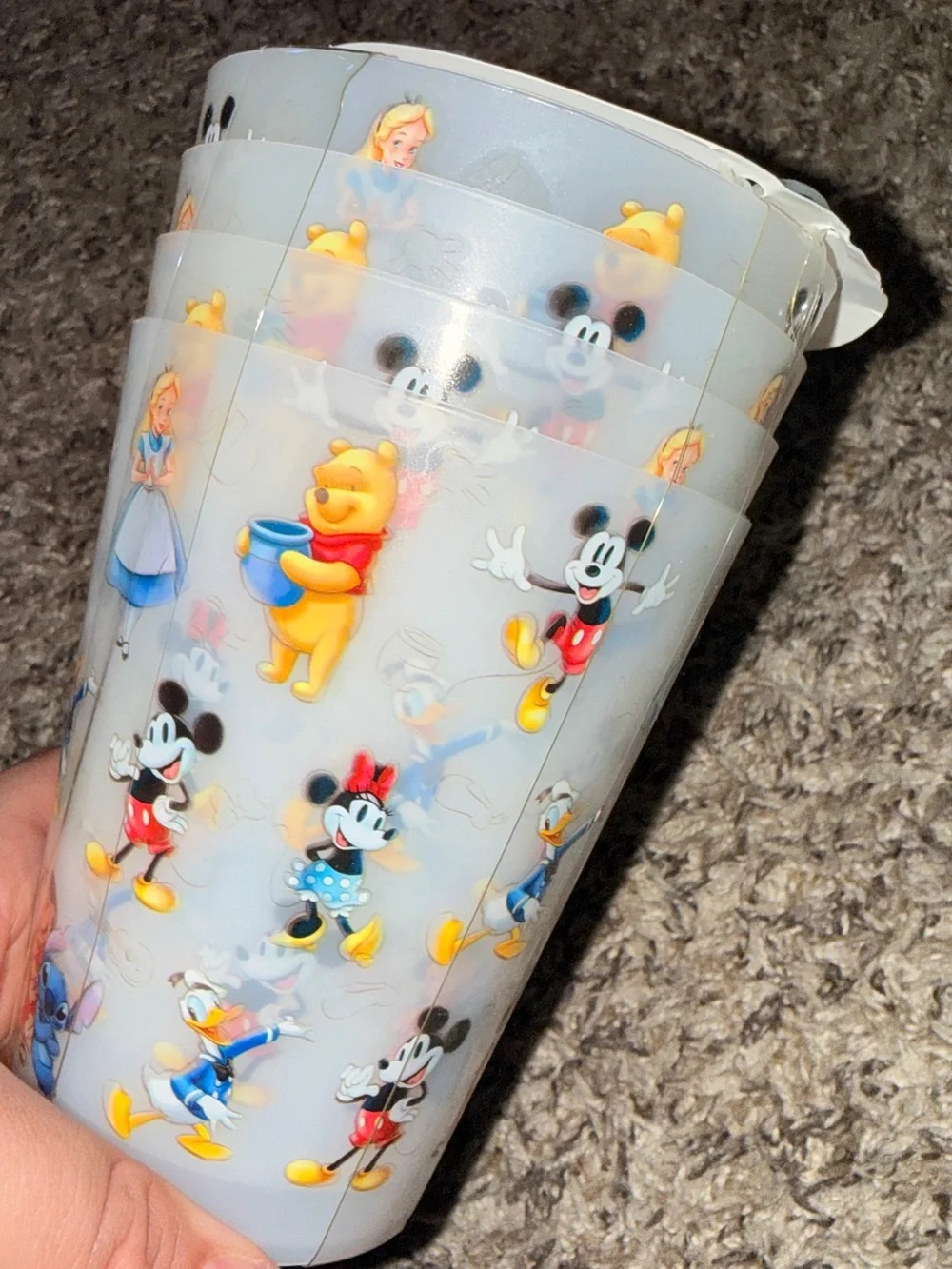 Disney Kids Character Cups Set - 100 years  (Set of 4)